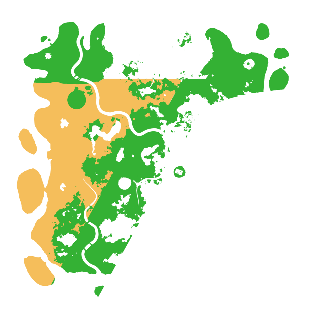 Biome Rust Map: Procedural Map, Size: 4500, Seed: 209452664