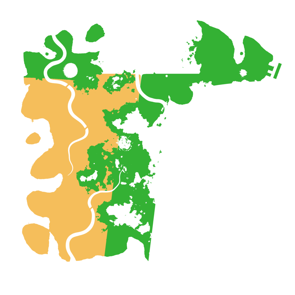 Biome Rust Map: Procedural Map, Size: 3700, Seed: 602355024