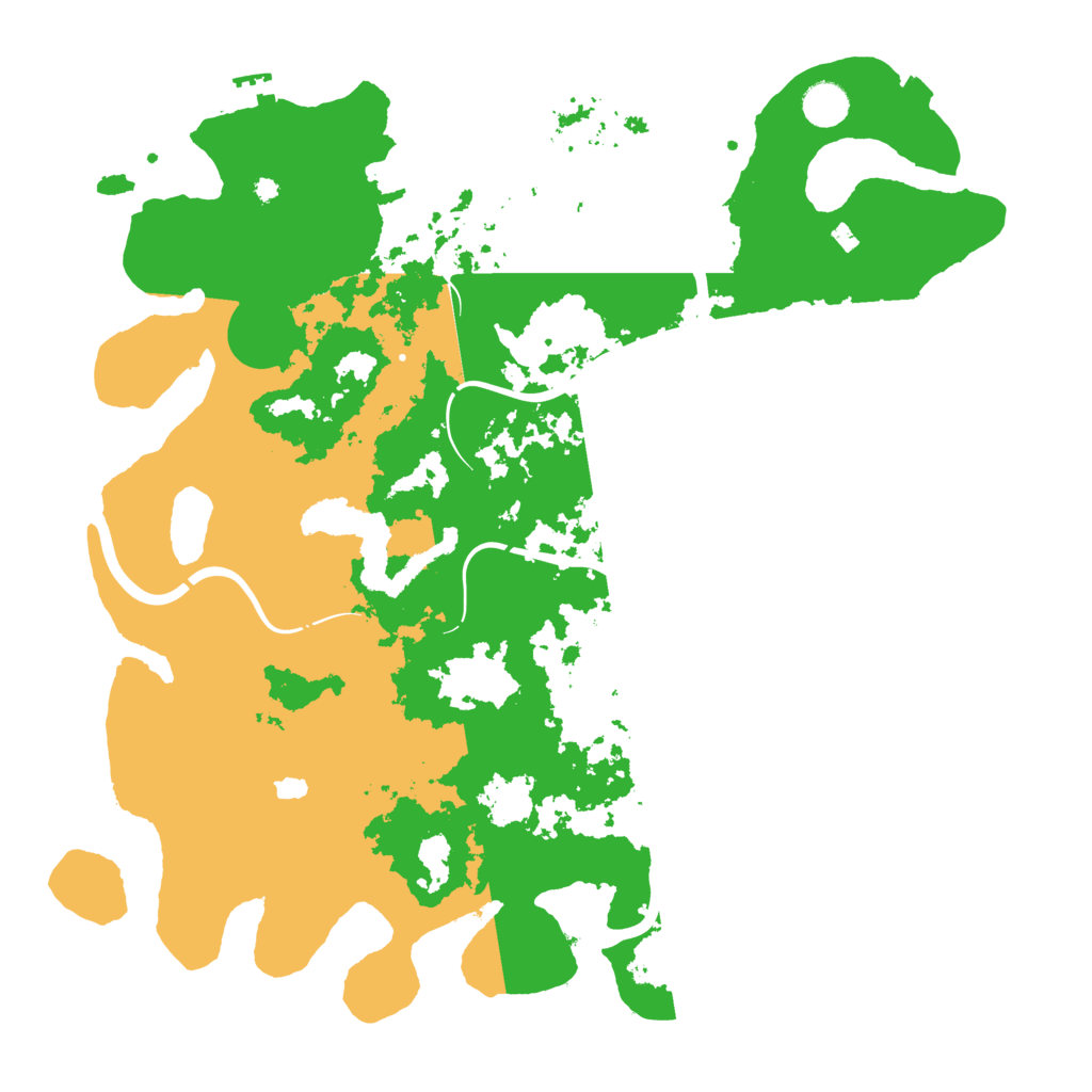 Biome Rust Map: Procedural Map, Size: 4250, Seed: 514216261