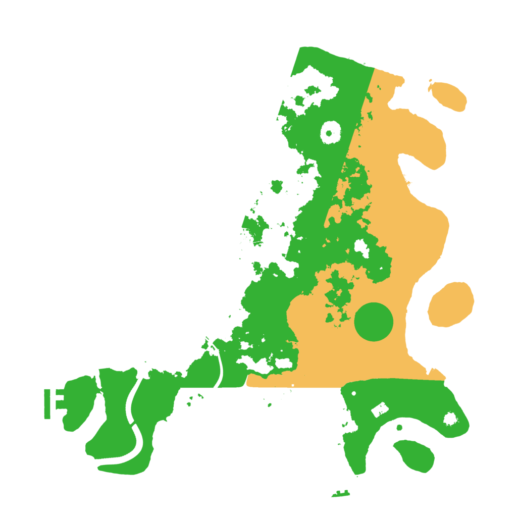 Biome Rust Map: Procedural Map, Size: 3500, Seed: 820597913