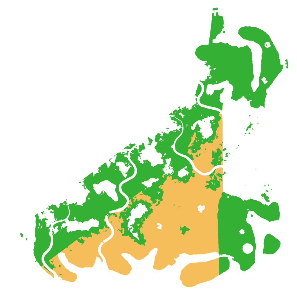 Biome Rust Map: Procedural Map, Size: 5000, Seed: 39669012