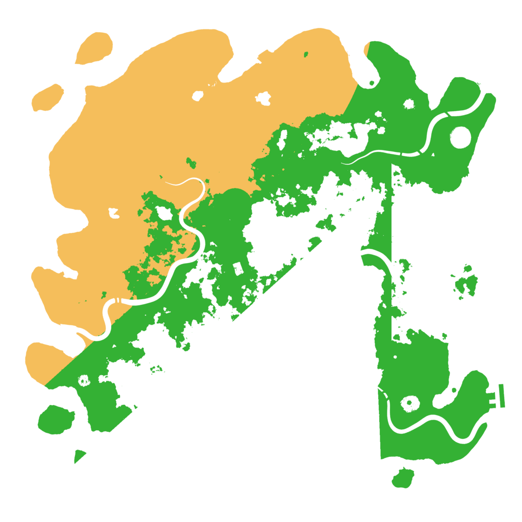 Biome Rust Map: Procedural Map, Size: 4500, Seed: 287175241