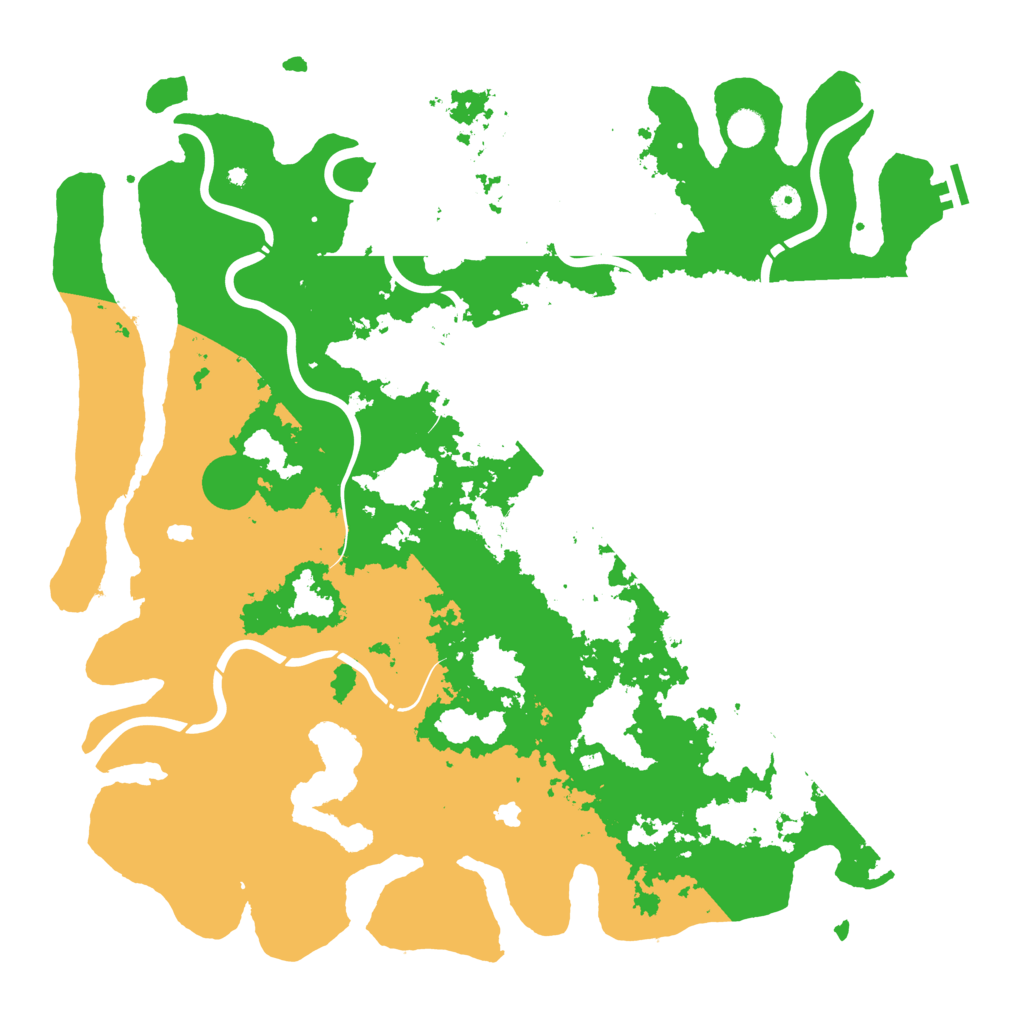 Biome Rust Map: Procedural Map, Size: 5000, Seed: 1071854042