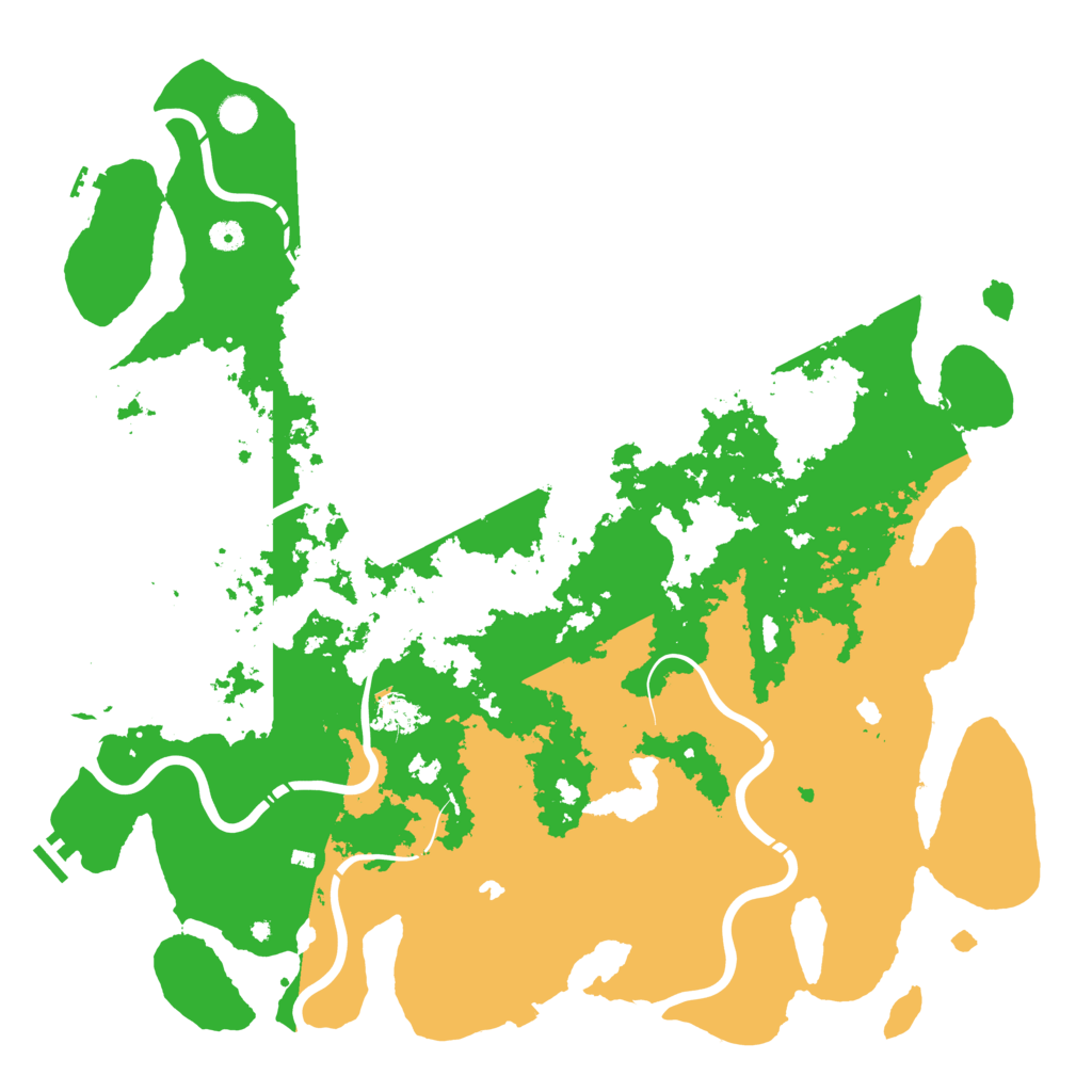 Biome Rust Map: Procedural Map, Size: 5000, Seed: 286008