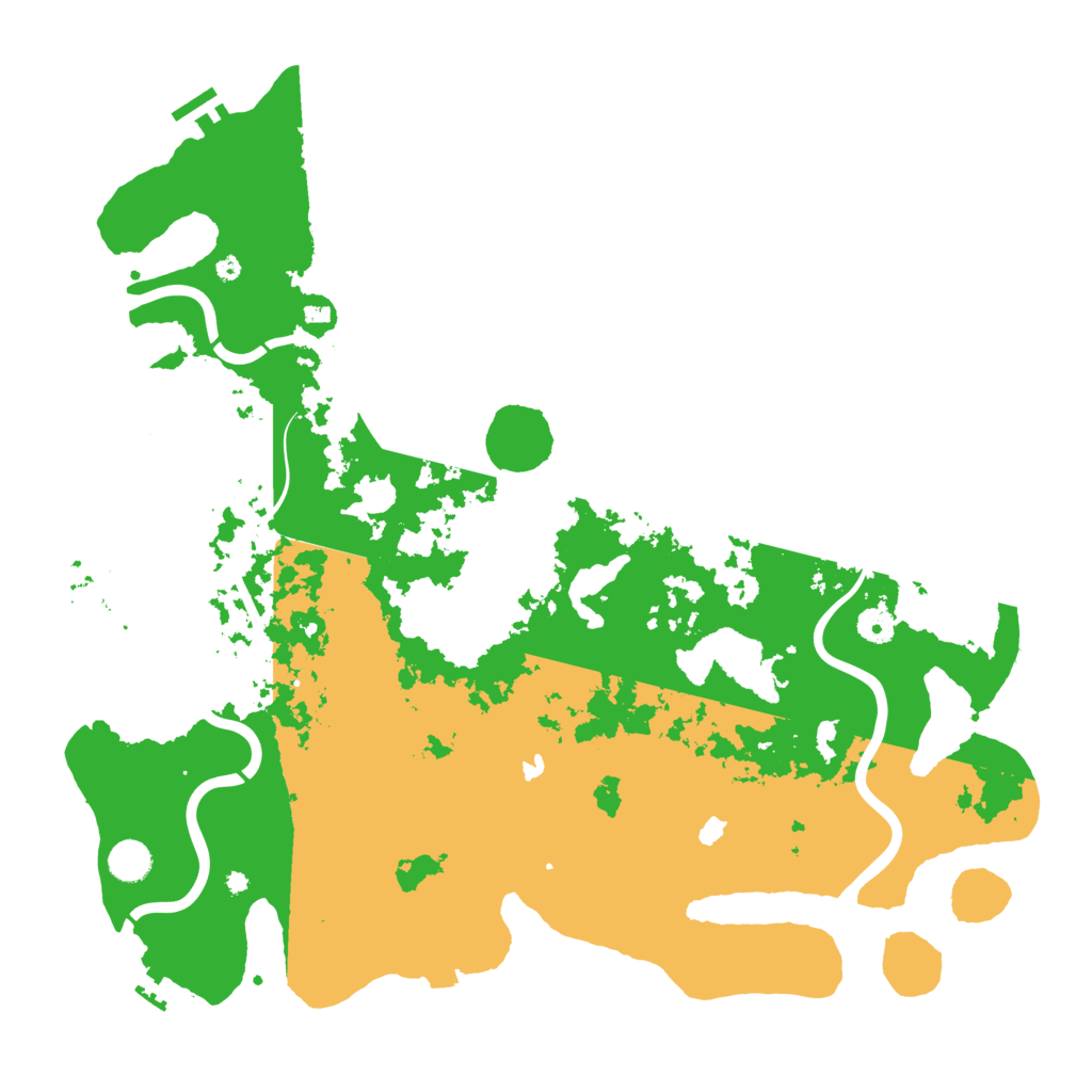 Biome Rust Map: Procedural Map, Size: 4500, Seed: 2143012275