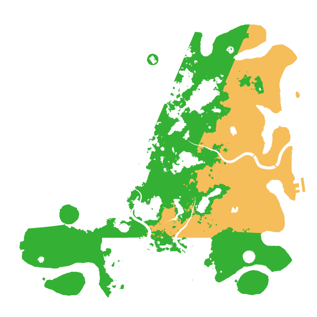 Biome Rust Map: Procedural Map, Size: 4500, Seed: 1813599121