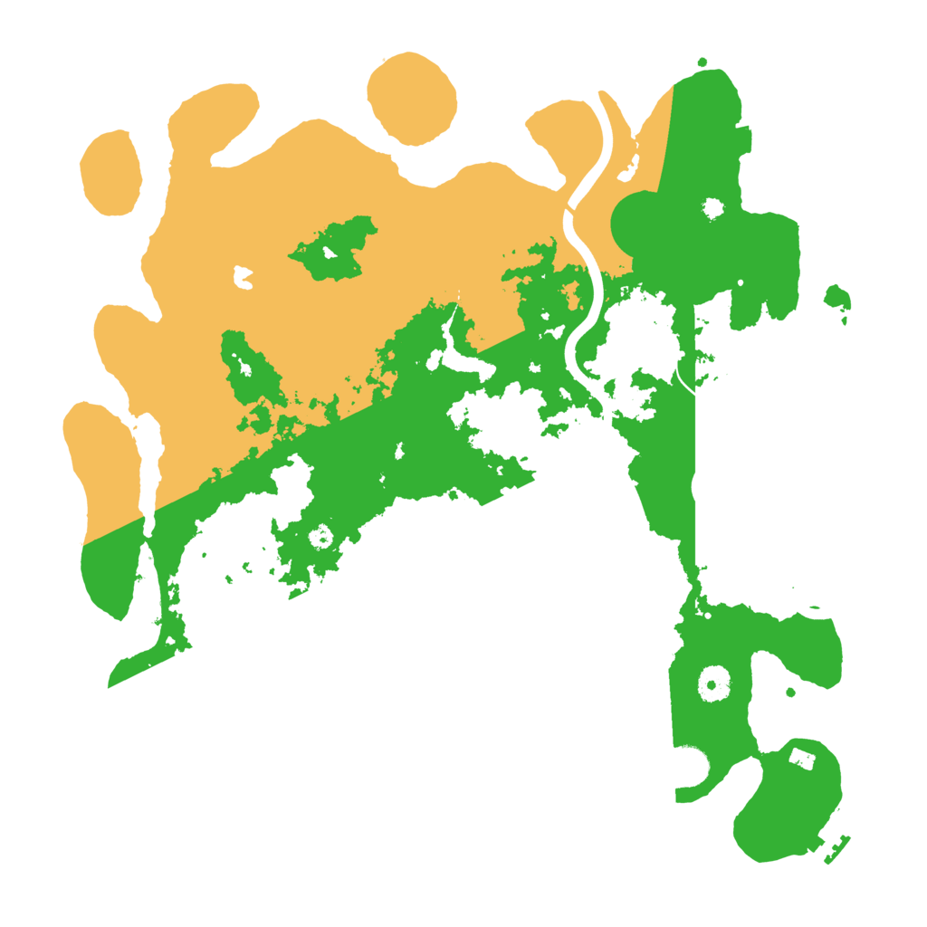 Biome Rust Map: Procedural Map, Size: 4000, Seed: 78435435
