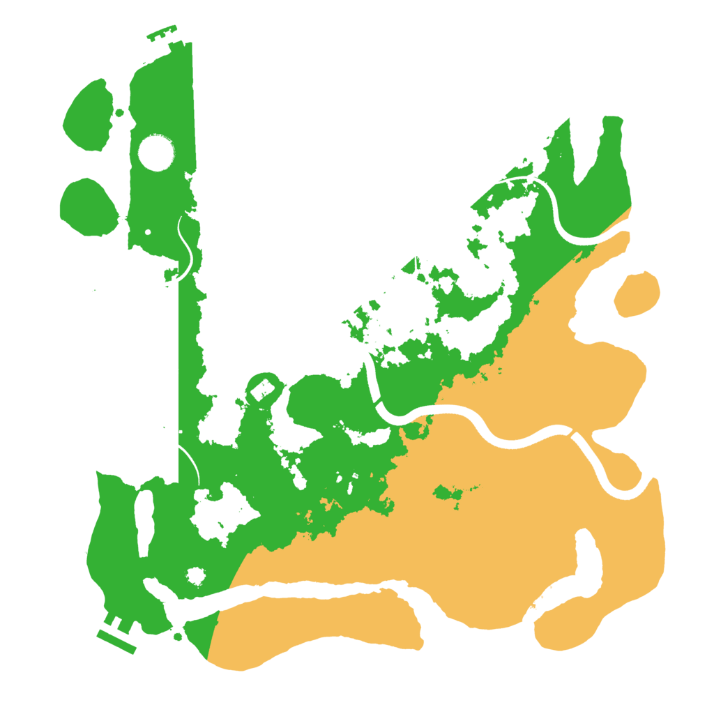 Biome Rust Map: Procedural Map, Size: 3500, Seed: 1181202822