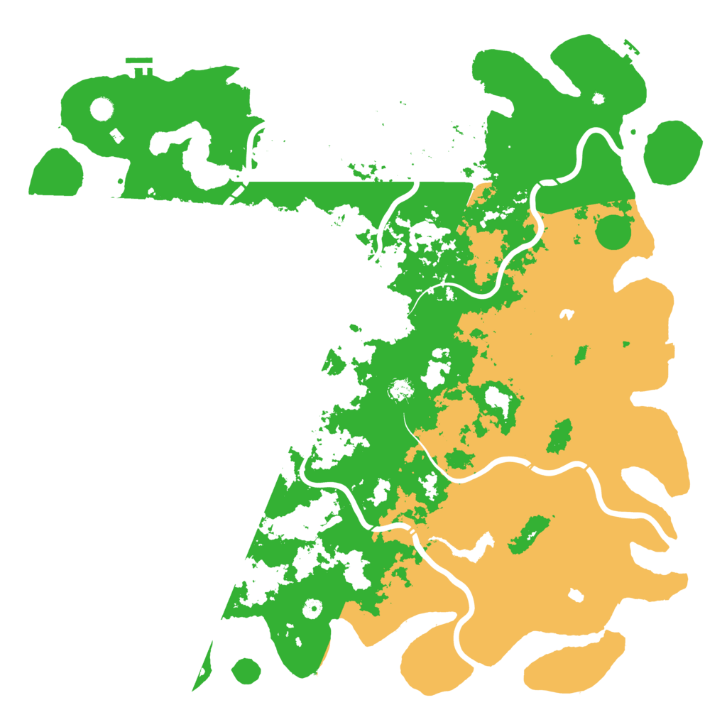 Biome Rust Map: Procedural Map, Size: 5500, Seed: 1326018737