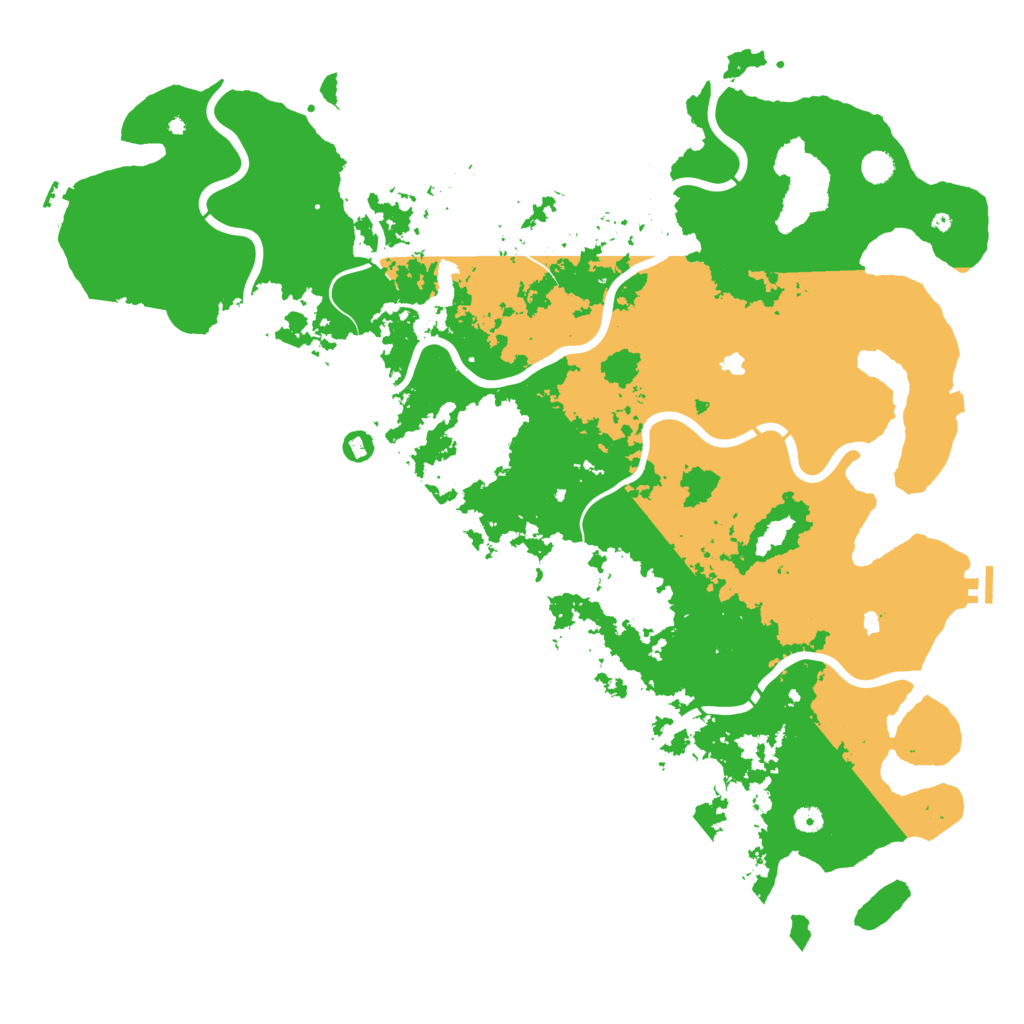 Biome Rust Map: Procedural Map, Size: 5500, Seed: 29000022