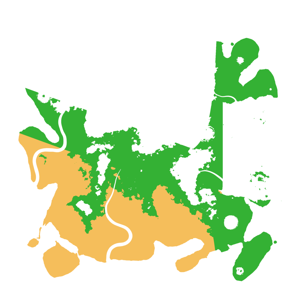 Biome Rust Map: Procedural Map, Size: 3800, Seed: 266643201