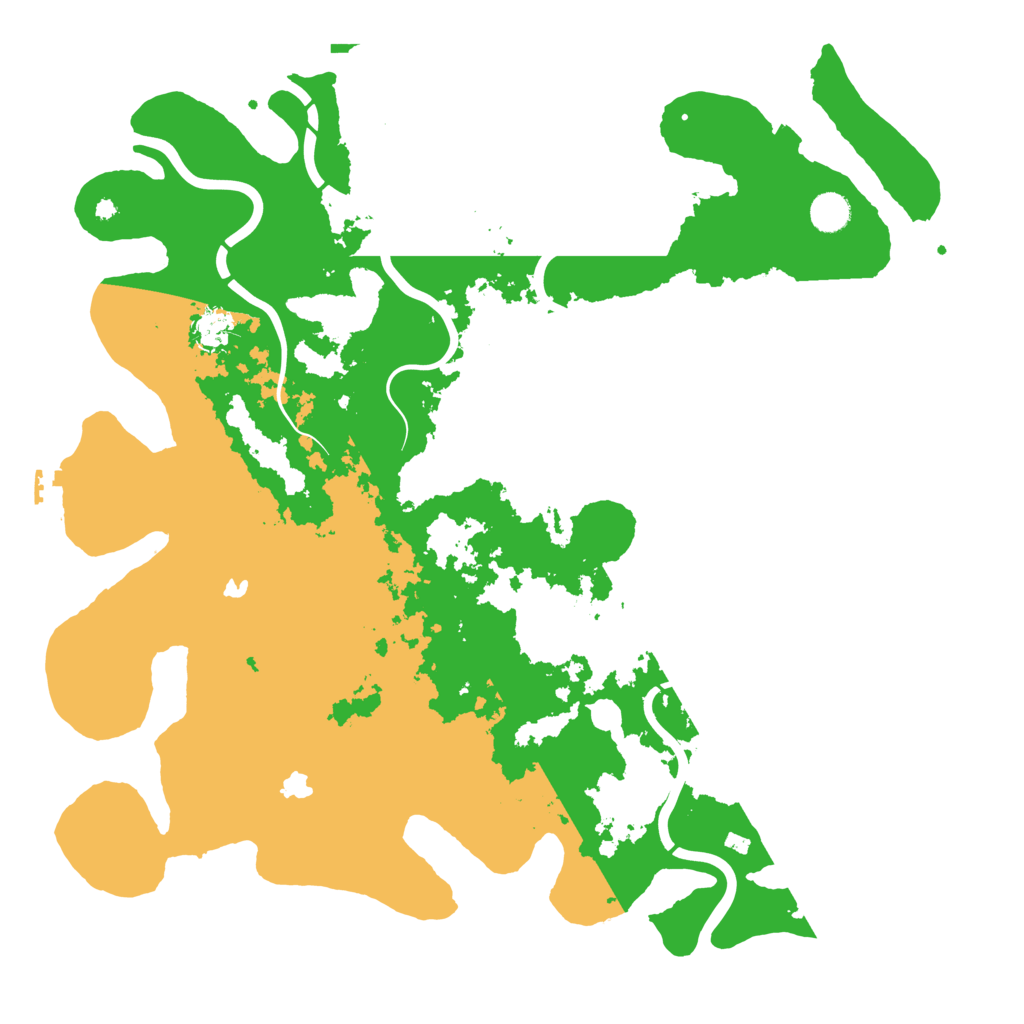 Biome Rust Map: Procedural Map, Size: 4500, Seed: 2125450381