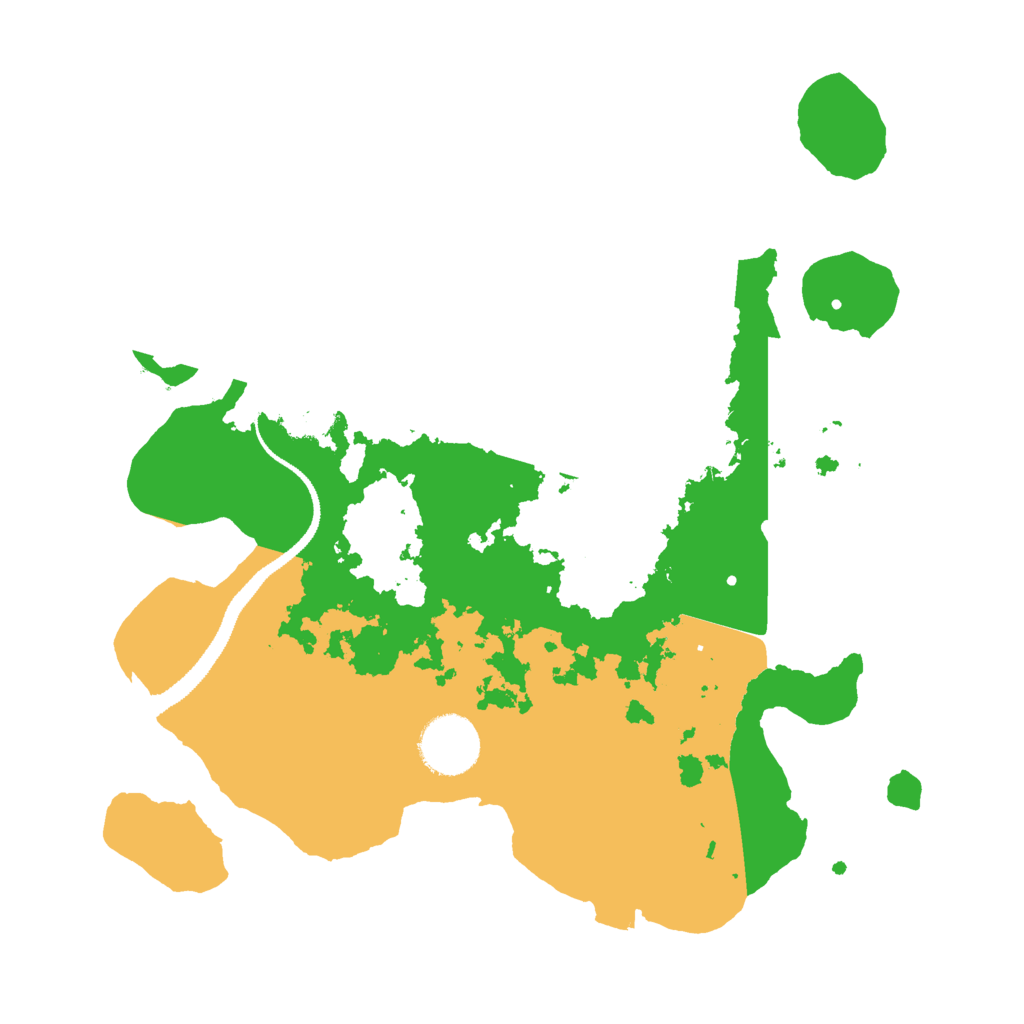 Biome Rust Map: Procedural Map, Size: 3000, Seed: 5432189