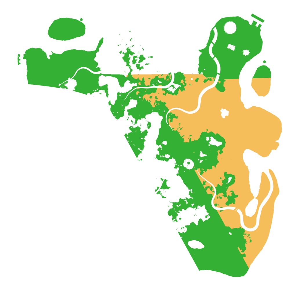 Biome Rust Map: Procedural Map, Size: 4250, Seed: 1186447561