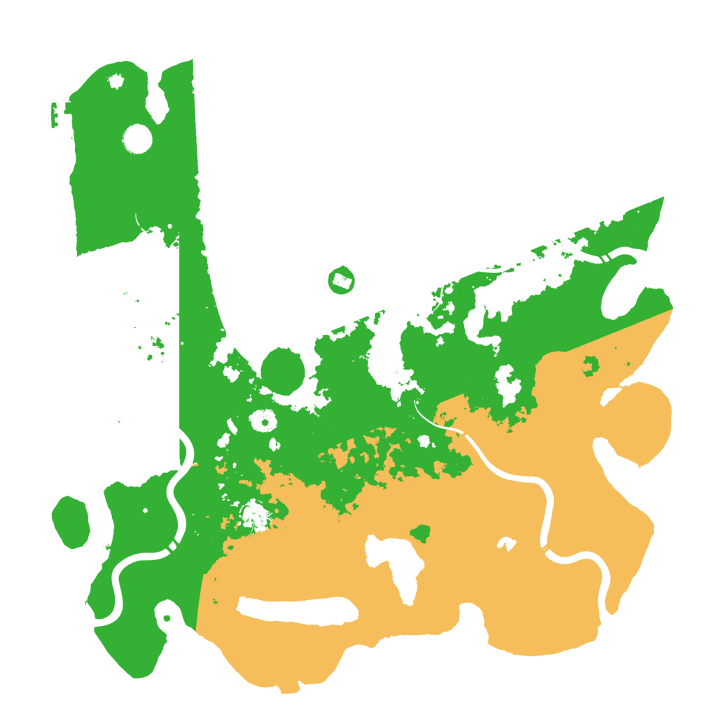 Biome Rust Map: Procedural Map, Size: 4300, Seed: 374412331