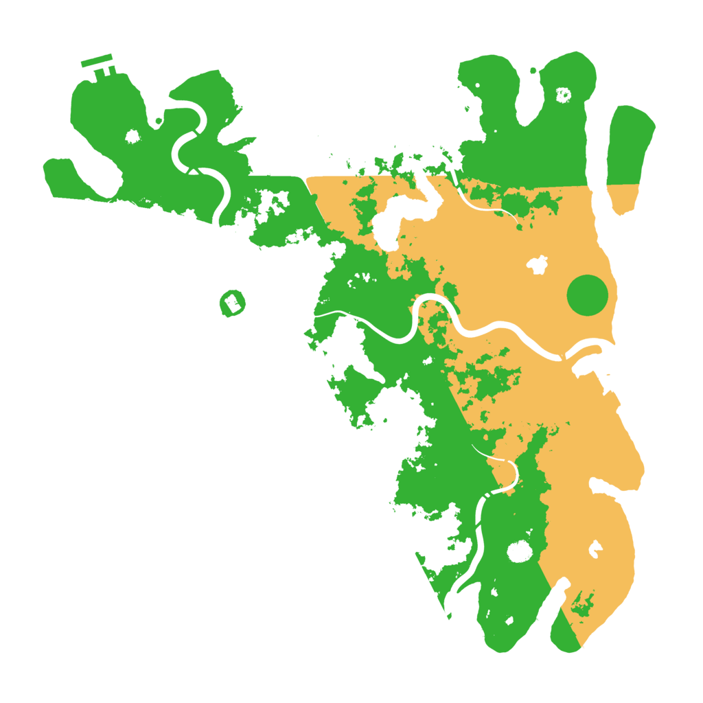 Biome Rust Map: Procedural Map, Size: 4500, Seed: 1277880199