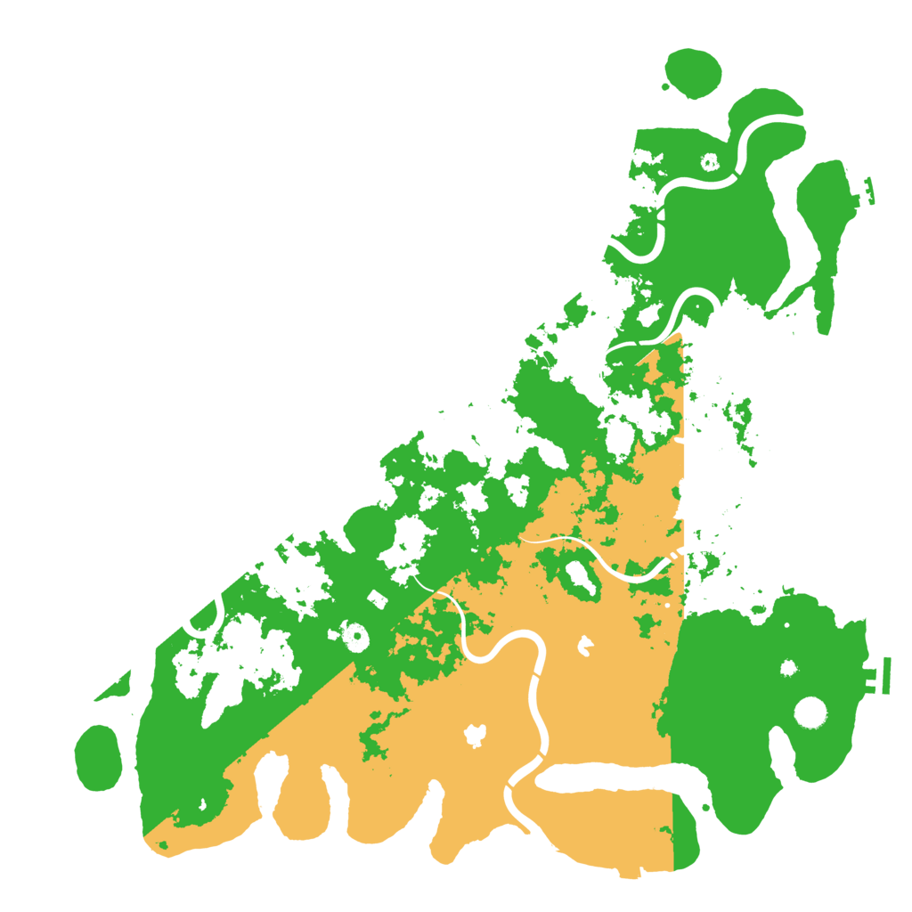 Biome Rust Map: Procedural Map, Size: 5000, Seed: 286707404