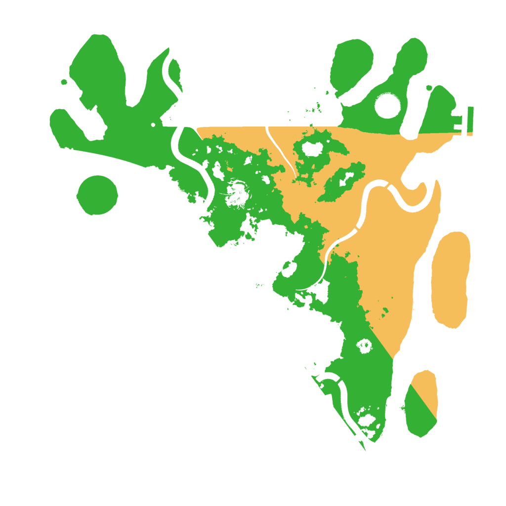 Biome Rust Map: Procedural Map, Size: 3500, Seed: 1847179688