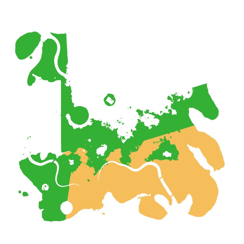 Biome Rust Map: Procedural Map, Size: 3500, Seed: 27668883