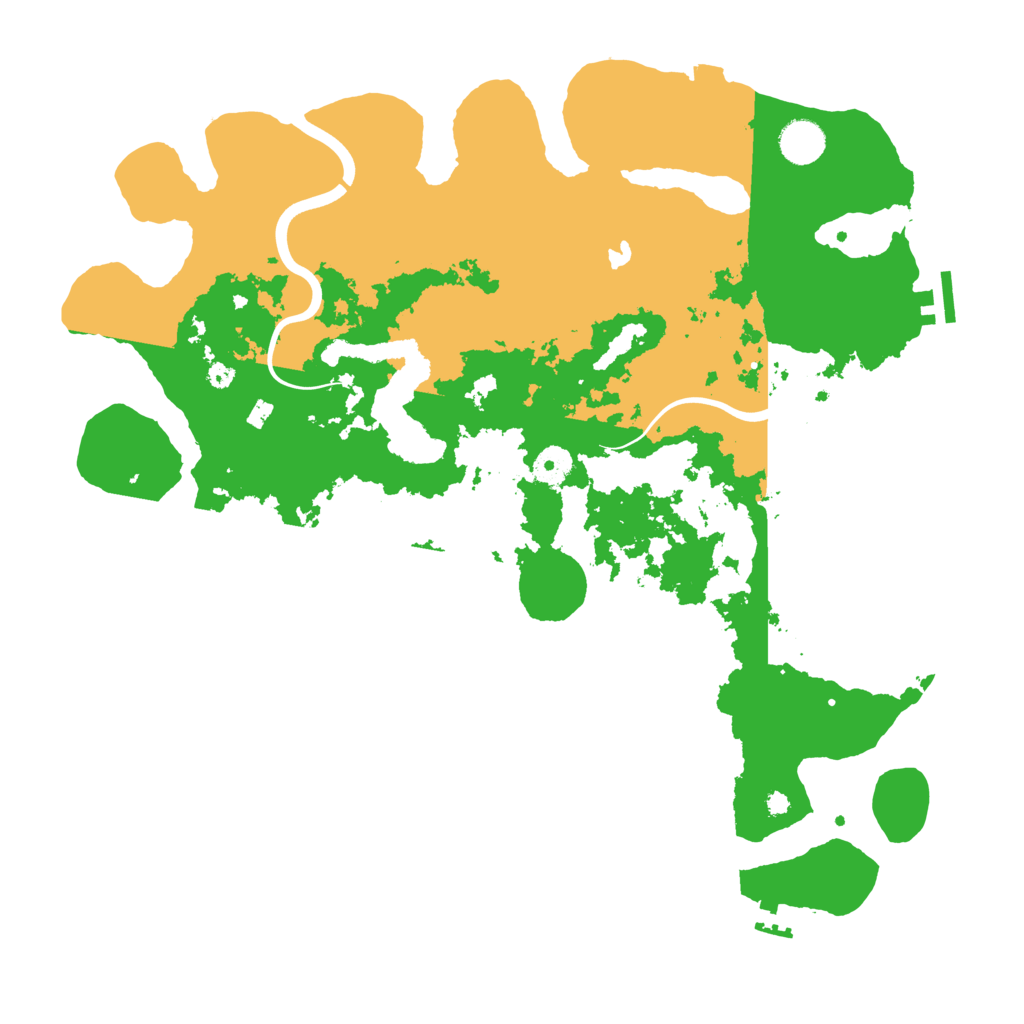 Biome Rust Map: Procedural Map, Size: 4000, Seed: 886814491