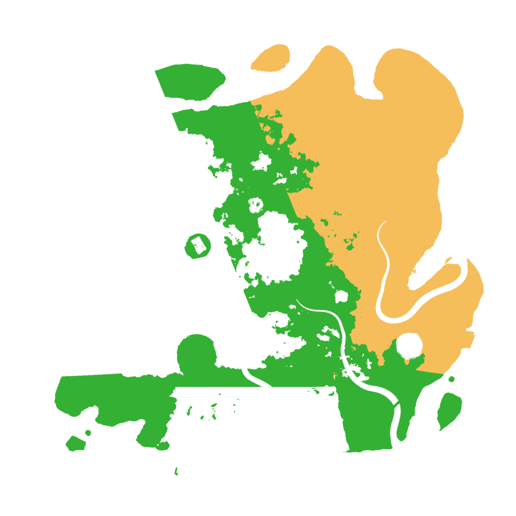 Biome Rust Map: Procedural Map, Size: 3500, Seed: 1598497453