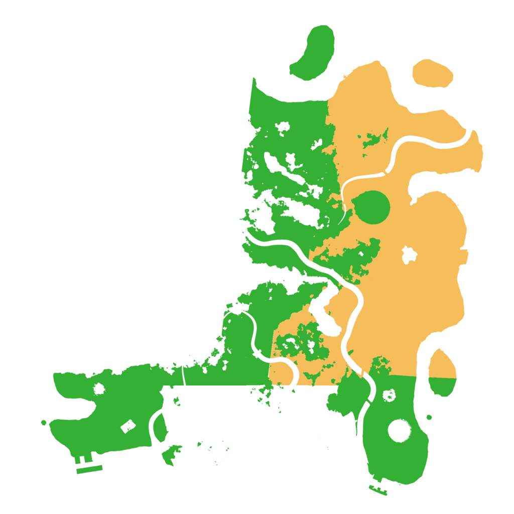 Biome Rust Map: Procedural Map, Size: 4000, Seed: 29431