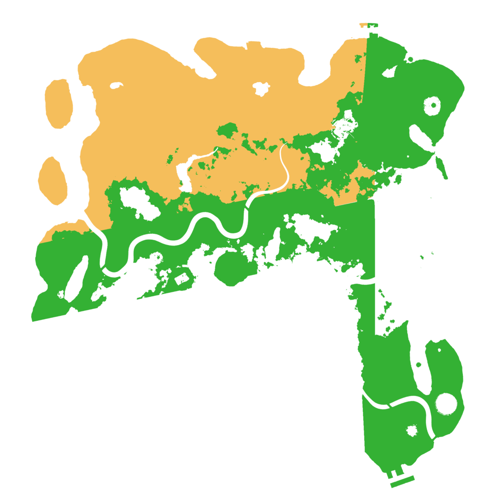 Biome Rust Map: Procedural Map, Size: 4100, Seed: 709178930