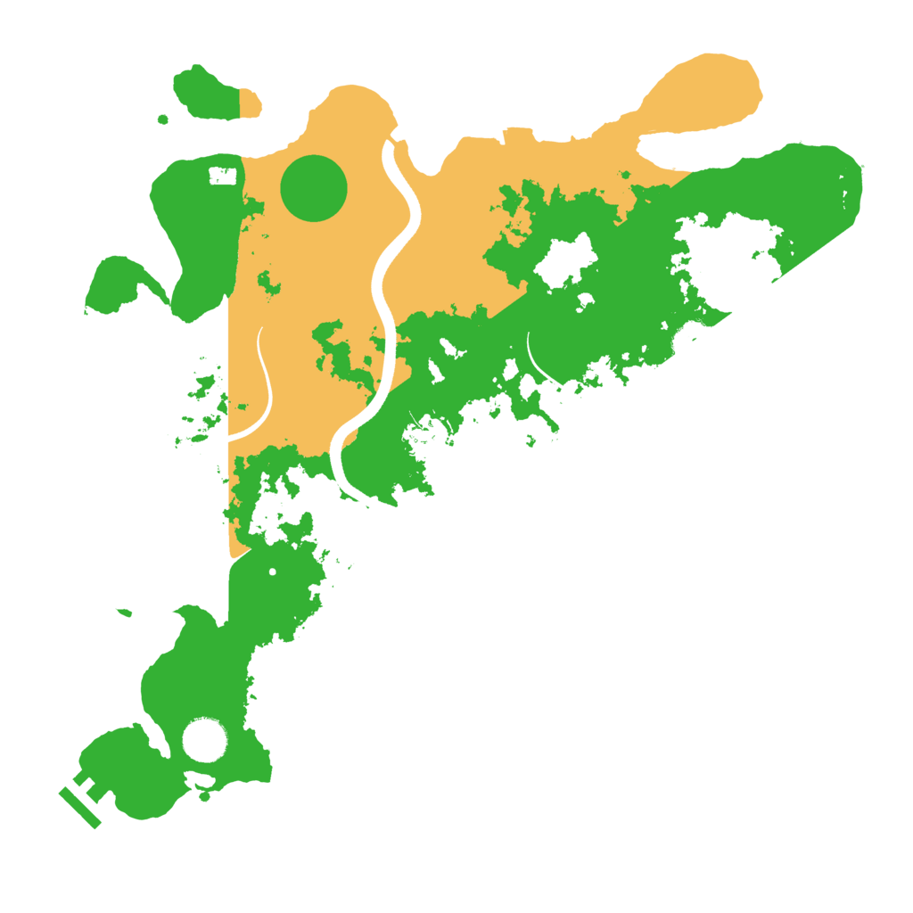 Biome Rust Map: Procedural Map, Size: 3600, Seed: 1146487063
