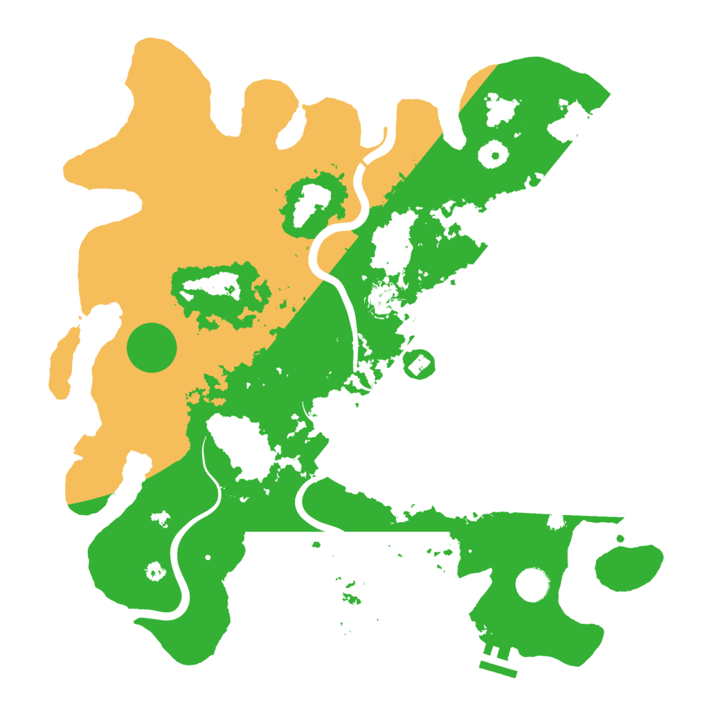 Biome Rust Map: Procedural Map, Size: 3750, Seed: 813032044