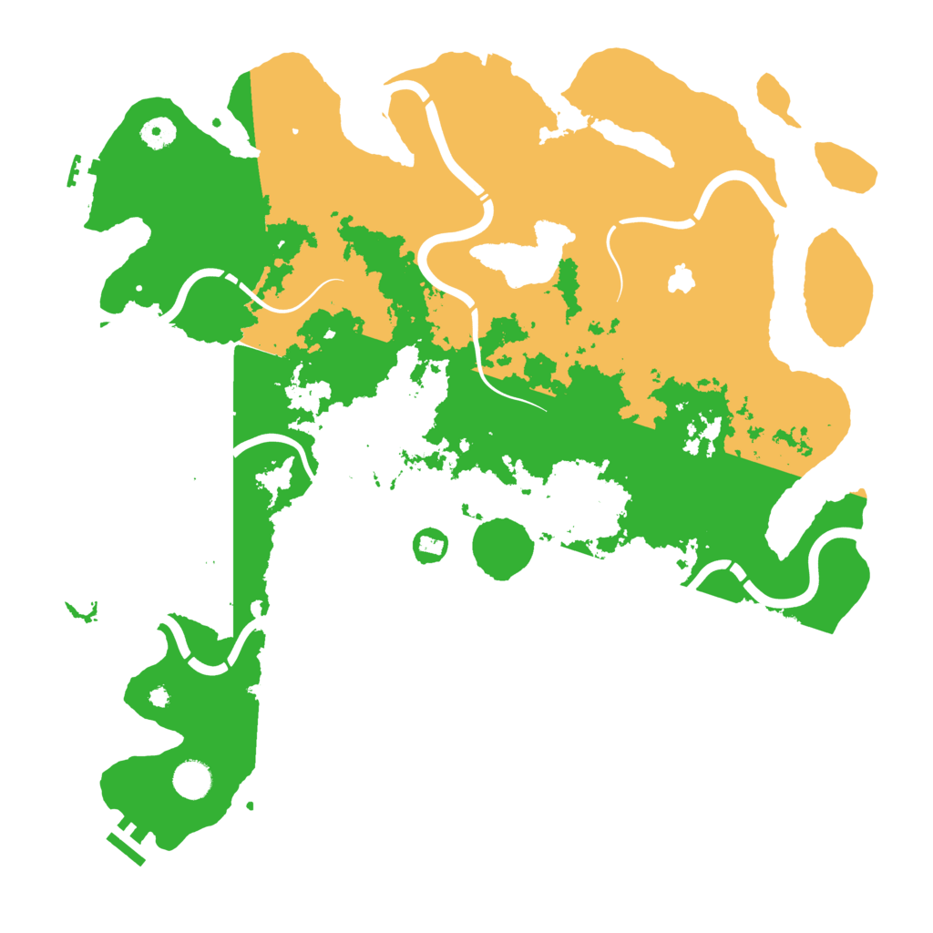 Biome Rust Map: Procedural Map, Size: 4250, Seed: 346106576