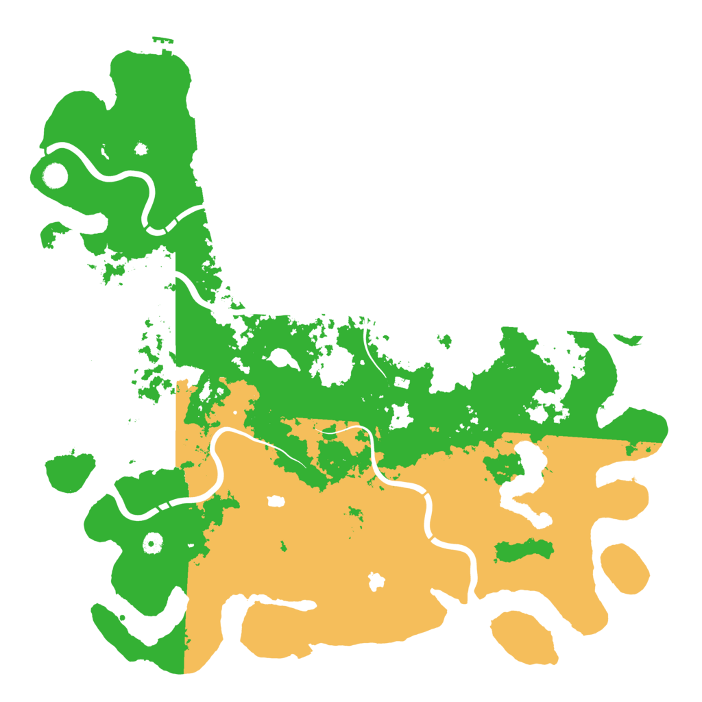 Biome Rust Map: Procedural Map, Size: 5000, Seed: 22824387