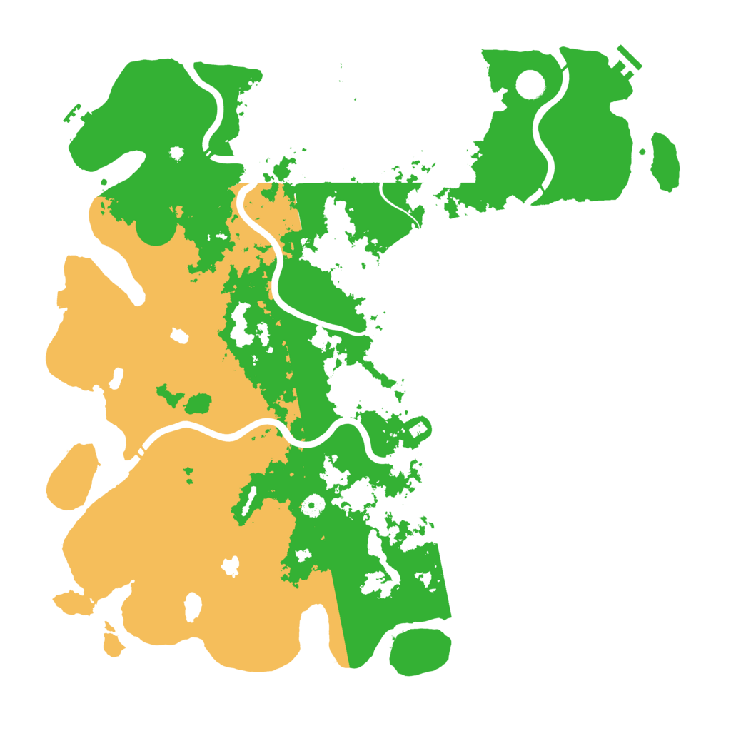 Biome Rust Map: Procedural Map, Size: 4800, Seed: 653151166