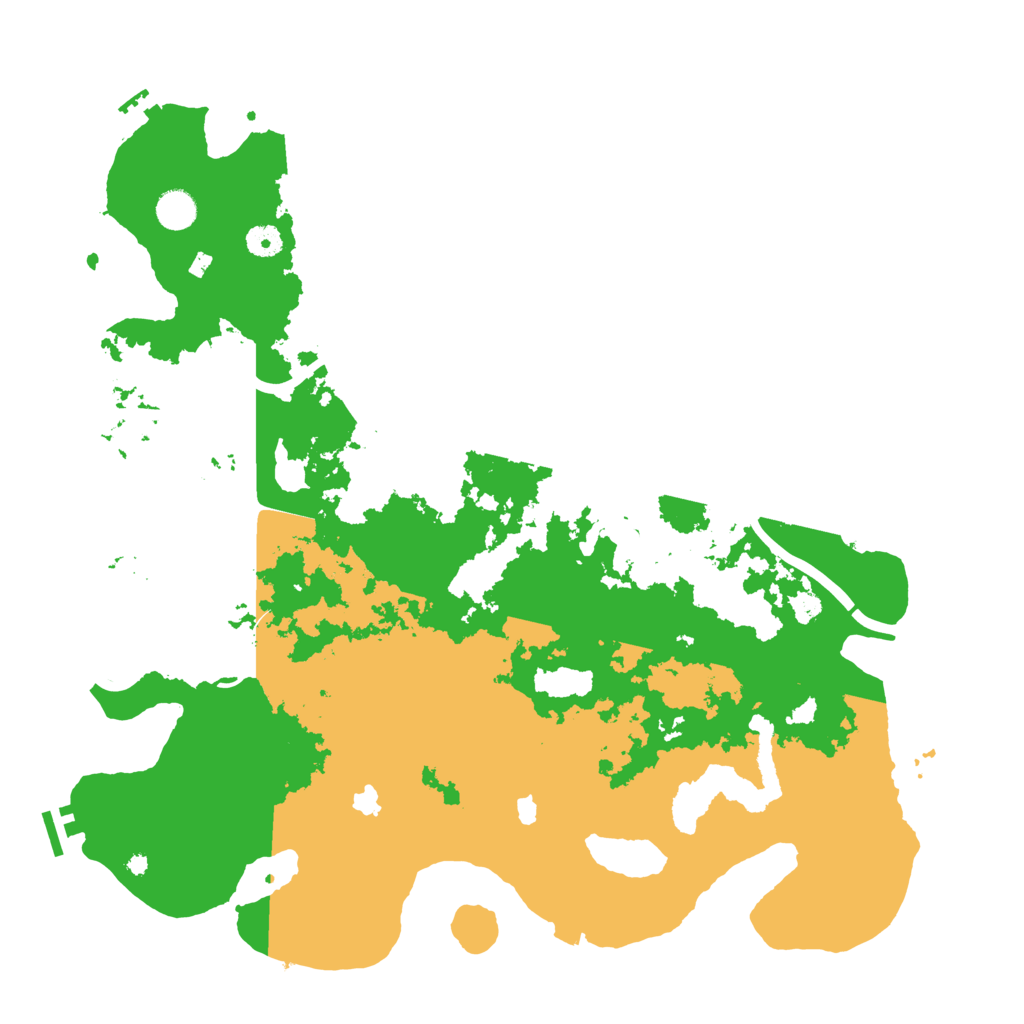 Biome Rust Map: Procedural Map, Size: 4500, Seed: 1136039562