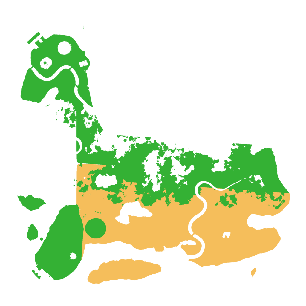 Biome Rust Map: Procedural Map, Size: 4000, Seed: 143462170
