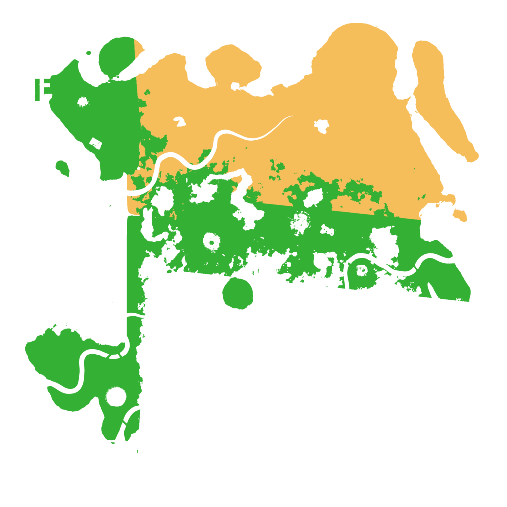 Biome Rust Map: Procedural Map, Size: 4500, Seed: 440029184