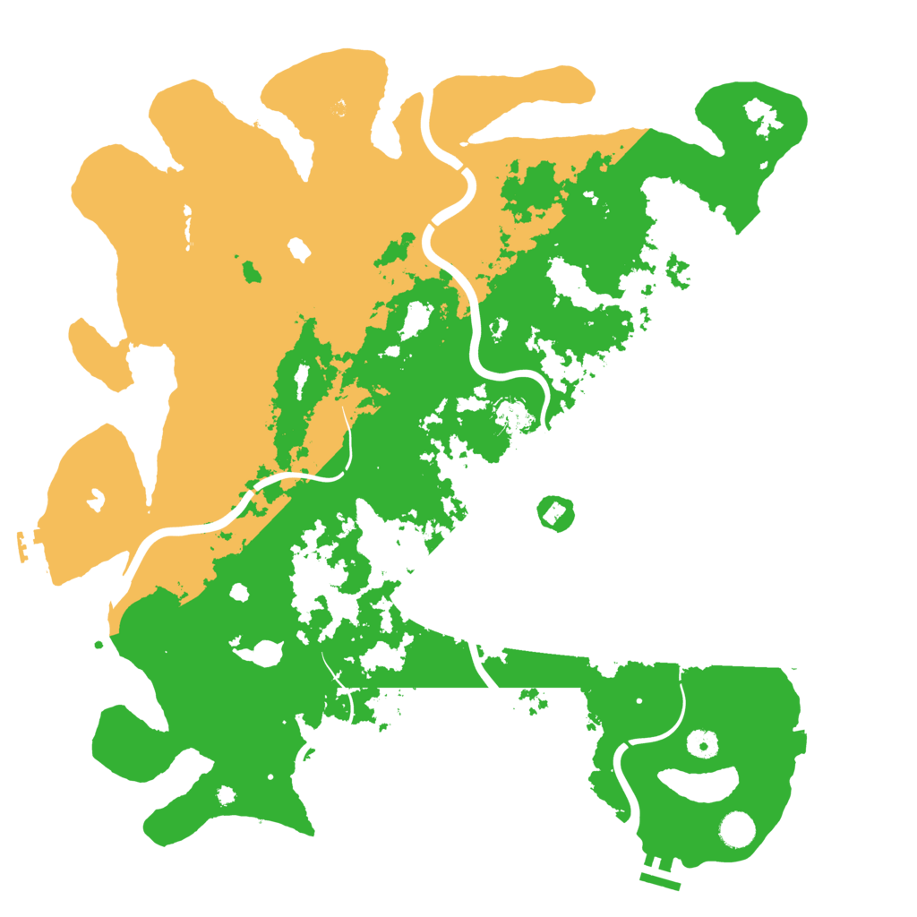 Biome Rust Map: Procedural Map, Size: 4500, Seed: 1132301139