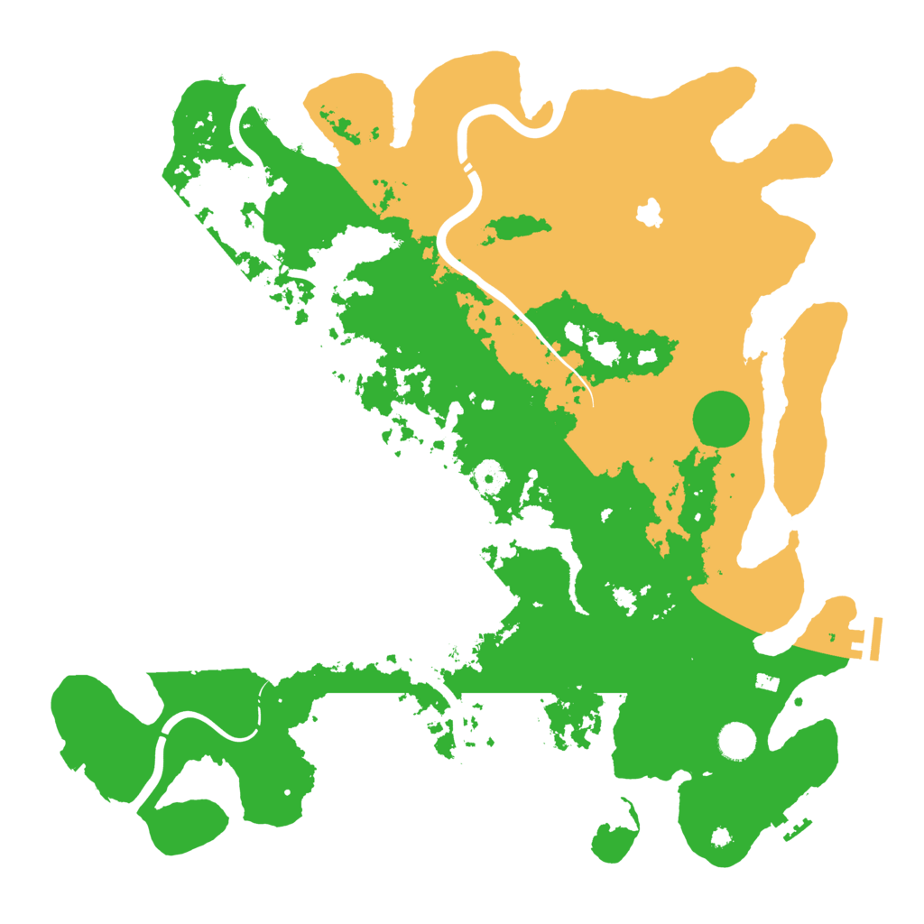 Biome Rust Map: Procedural Map, Size: 4300, Seed: 900403905