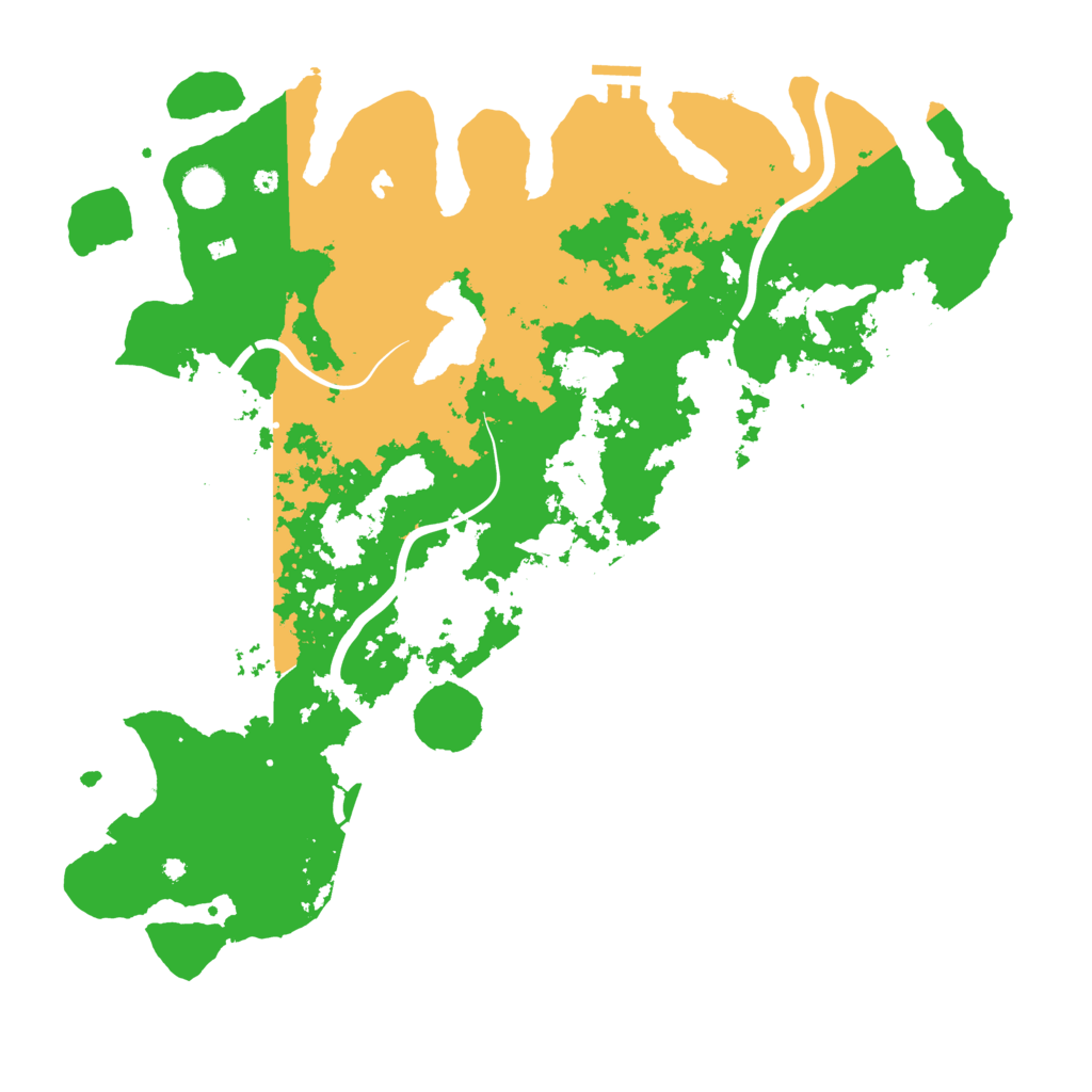 Biome Rust Map: Procedural Map, Size: 4500, Seed: 1543276943