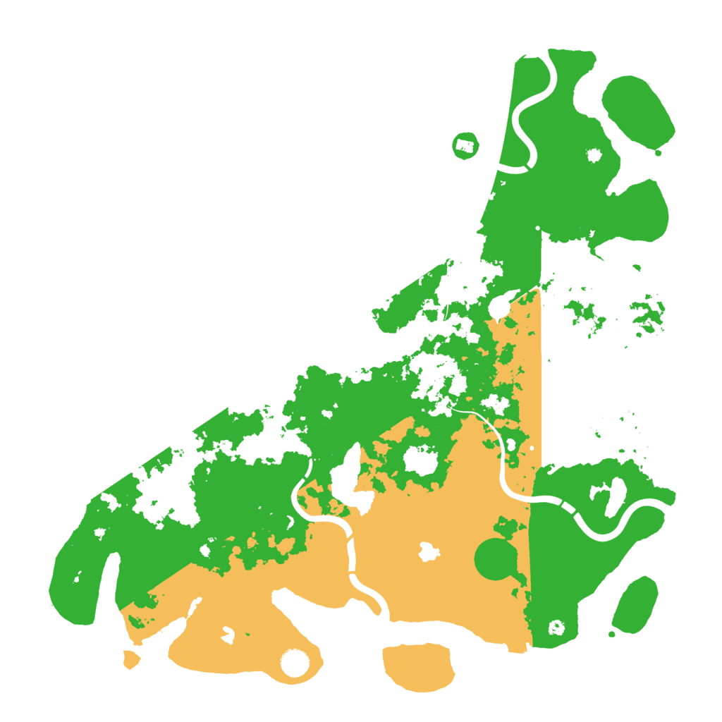 Biome Rust Map: Procedural Map, Size: 4500, Seed: 3037405