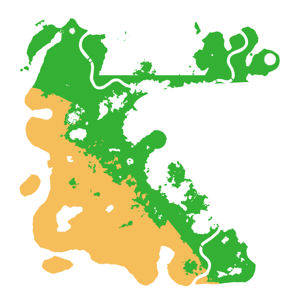 Biome Rust Map: Procedural Map, Size: 4500, Seed: 372482578