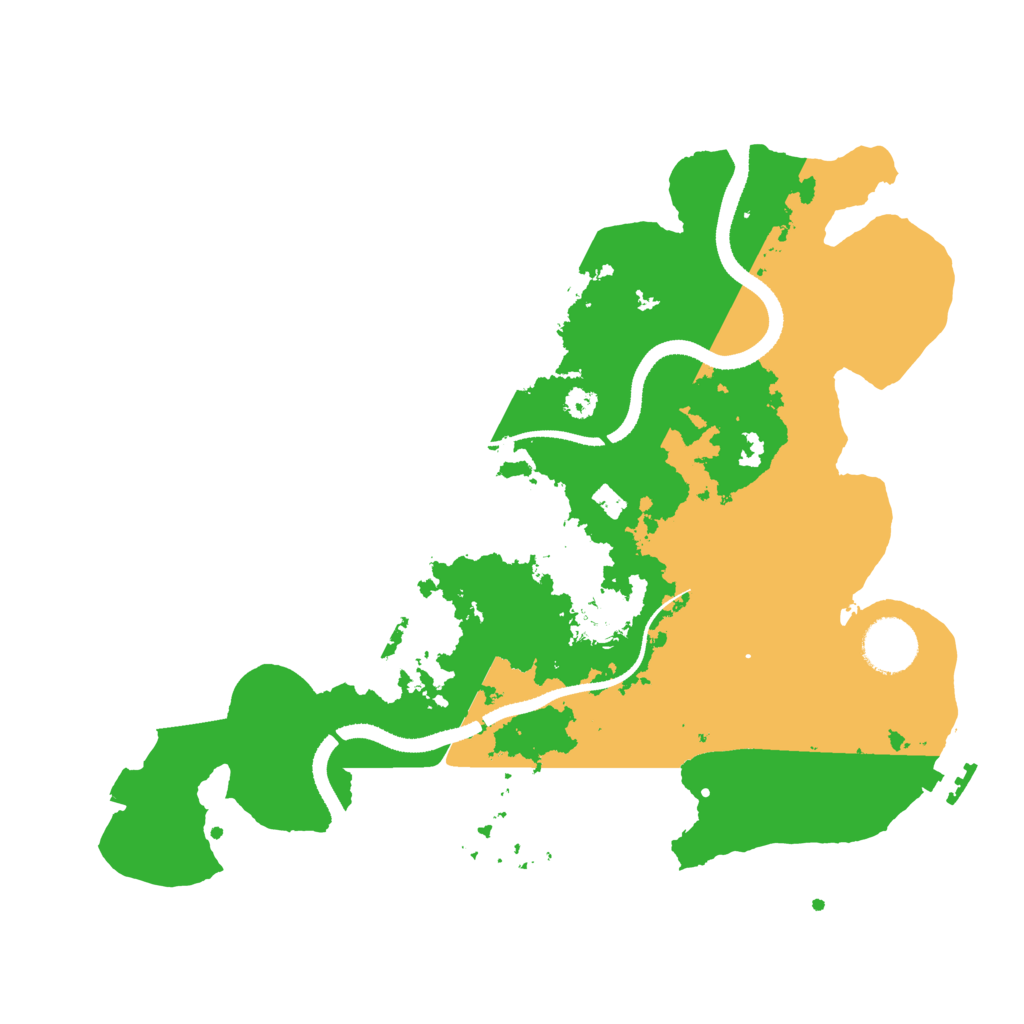 Biome Rust Map: Procedural Map, Size: 3300, Seed: 845057325