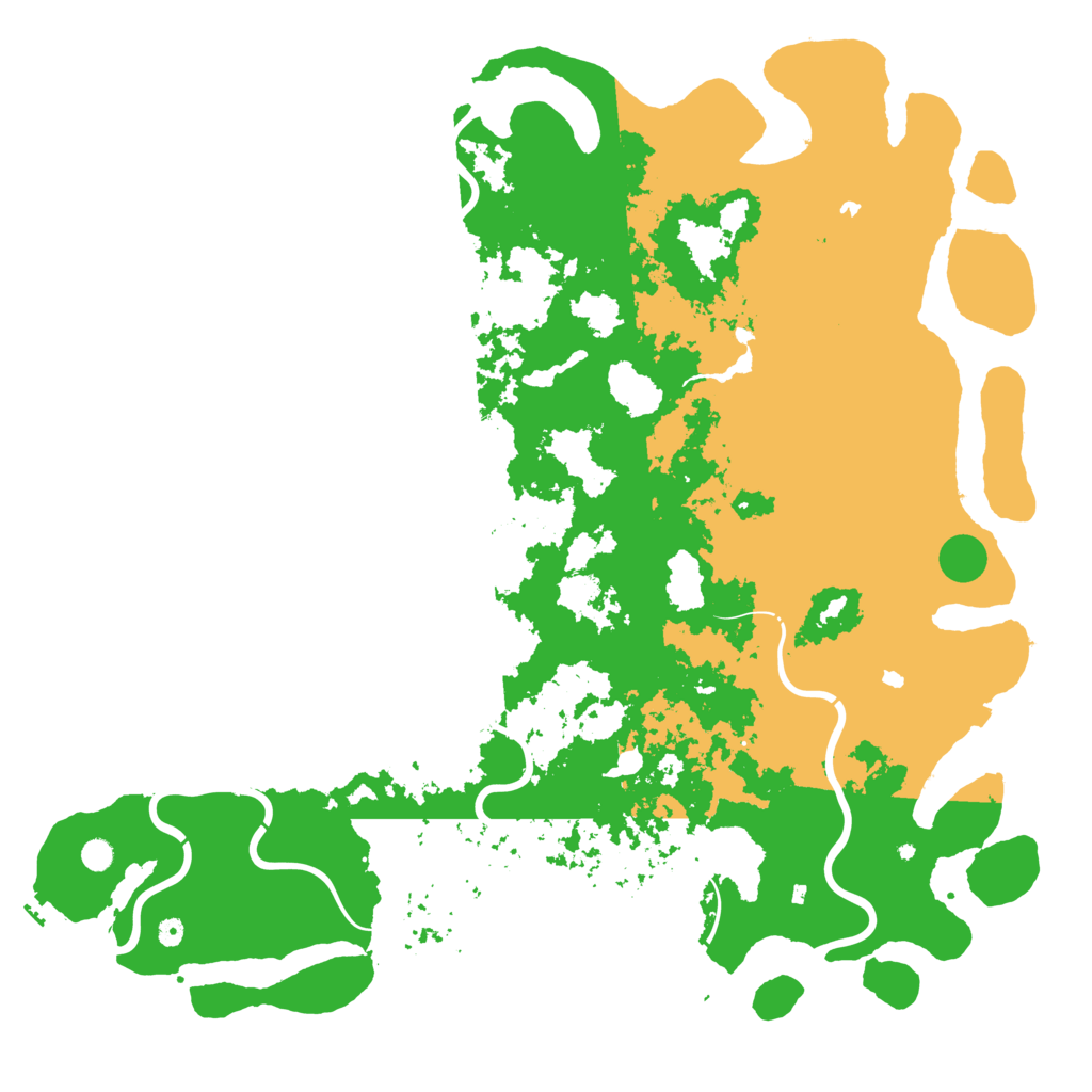 Biome Rust Map: Procedural Map, Size: 6000, Seed: 739017