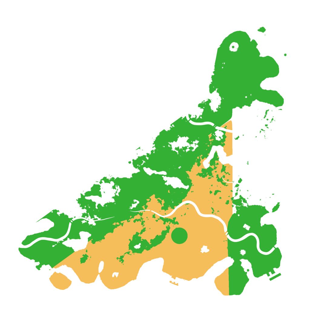Biome Rust Map: Procedural Map, Size: 5000, Seed: 1987319794