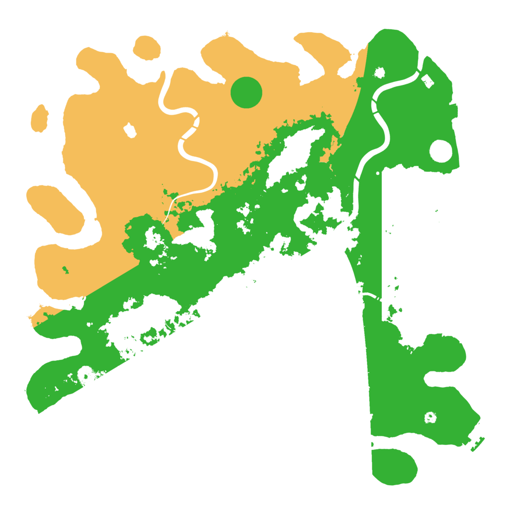 Biome Rust Map: Procedural Map, Size: 4250, Seed: 330437868