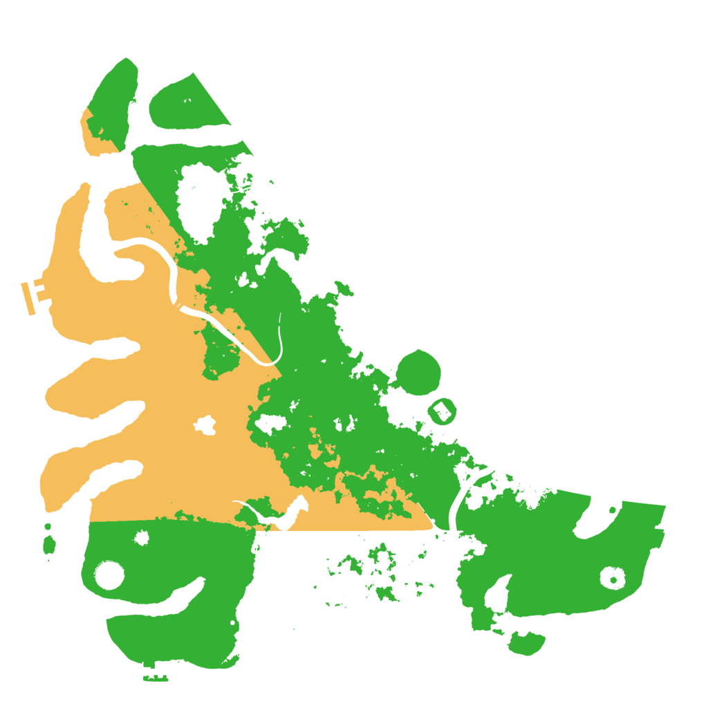 Biome Rust Map: Procedural Map, Size: 4300, Seed: 568821488