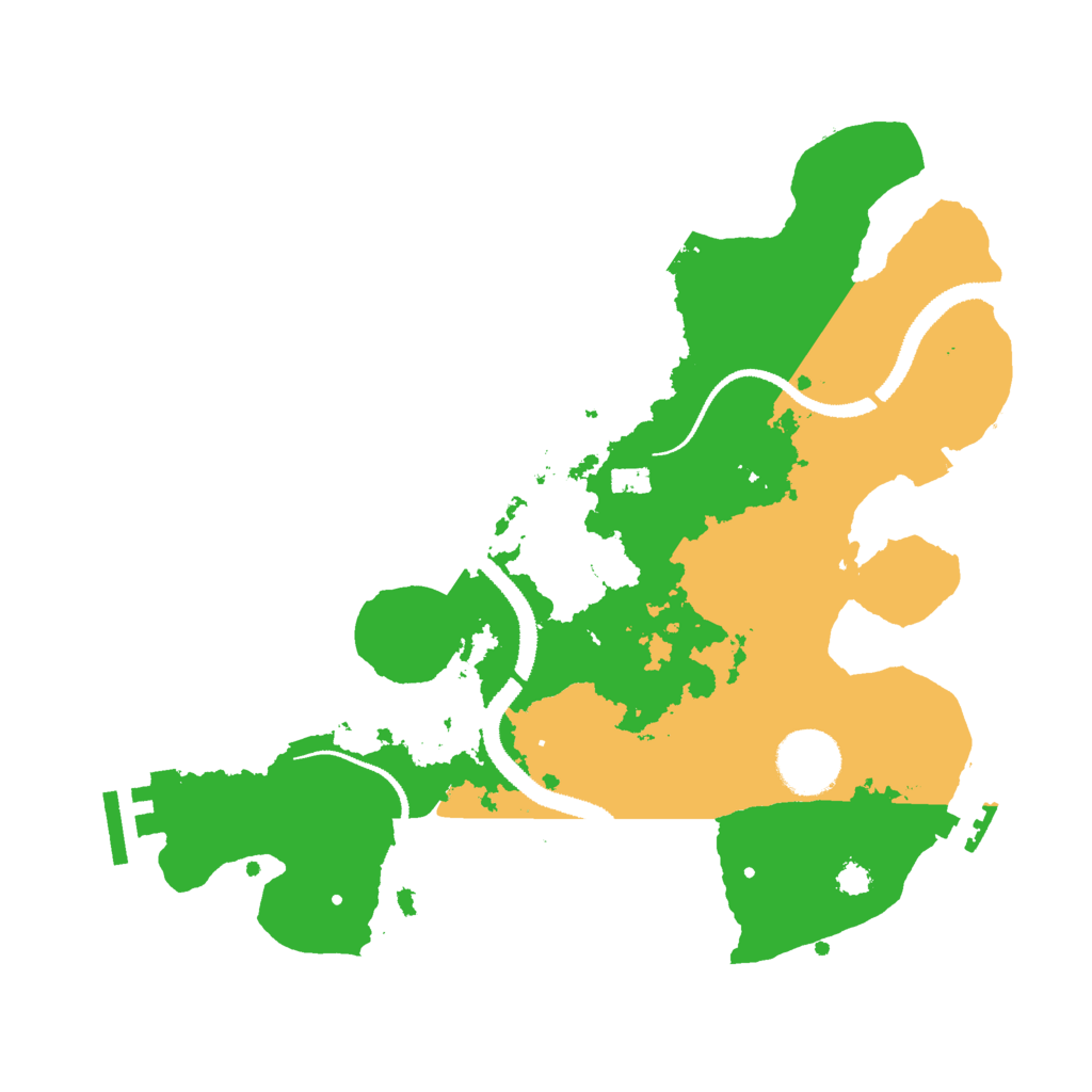 Biome Rust Map: Procedural Map, Size: 3000, Seed: 2095681117
