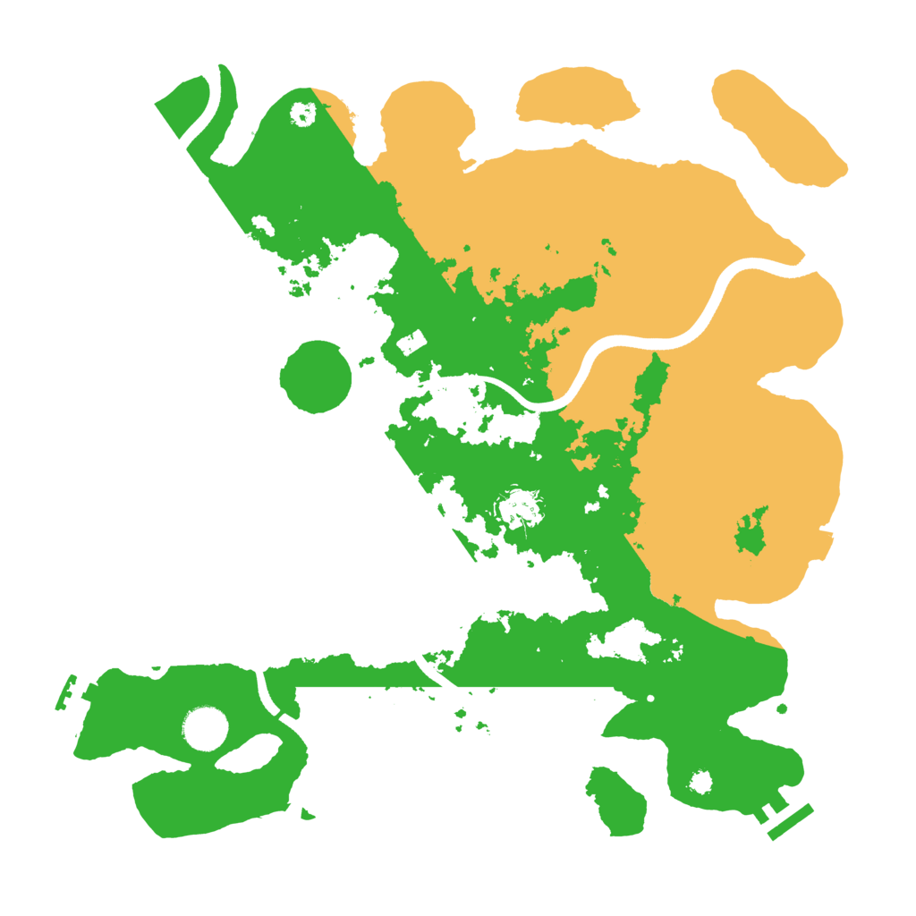 Biome Rust Map: Procedural Map, Size: 3600, Seed: 2063244963