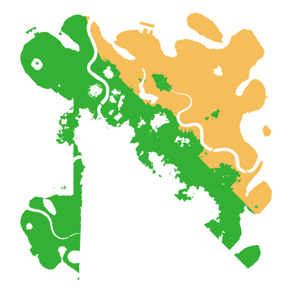 Biome Rust Map: Procedural Map, Size: 4000, Seed: 1206848232