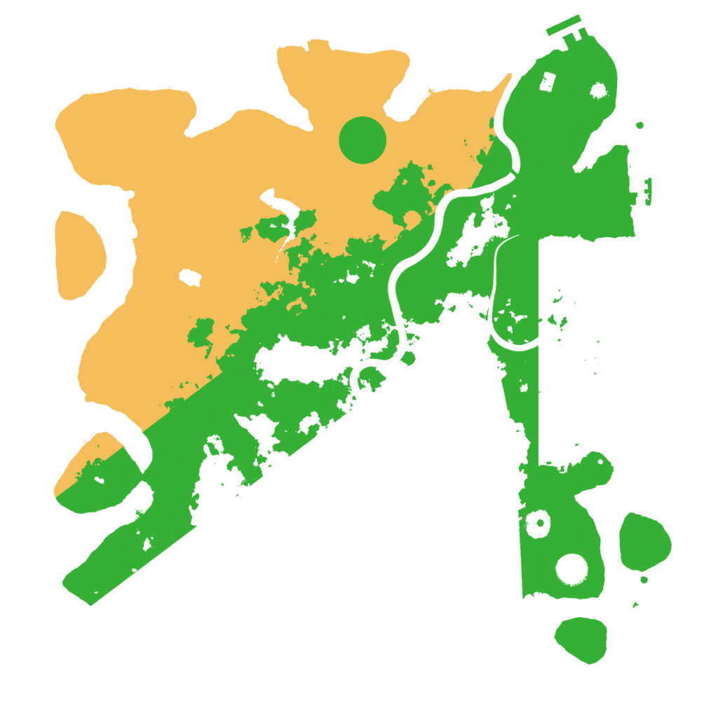 Biome Rust Map: Procedural Map, Size: 4000, Seed: 1754339907