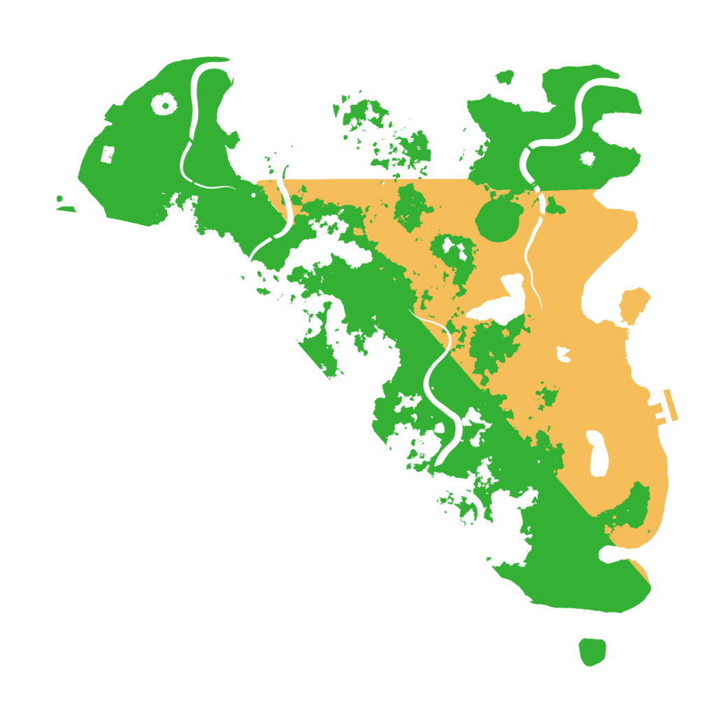 Biome Rust Map: Procedural Map, Size: 4500, Seed: 272623120